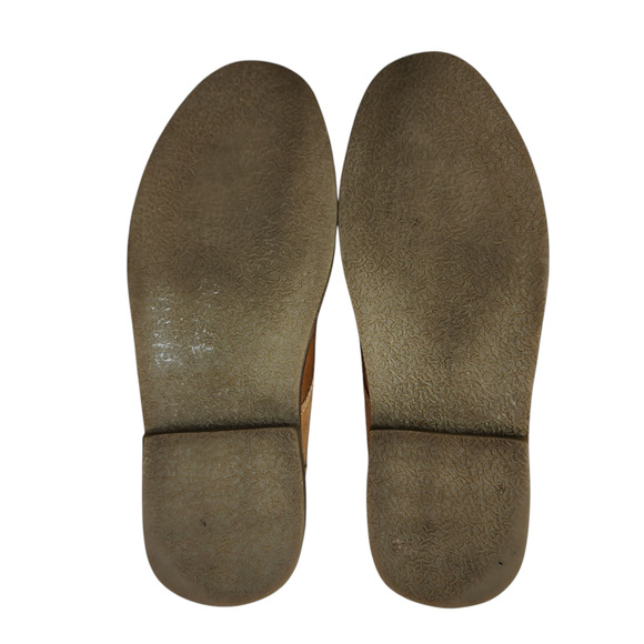 Steve Madden Chukka Boot sz 10 Men Hestonn 217 Tan Beige Leather Distressed Lace - Picture 9 of 11